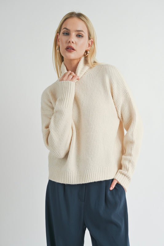 Sage the Label Fiona Turtleneck Pullover Sweater