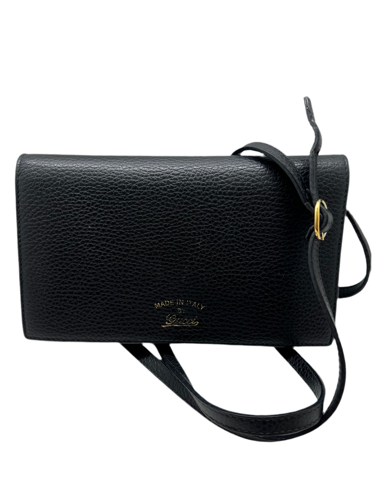 Gucci Swing Shoulder Wallet - Black