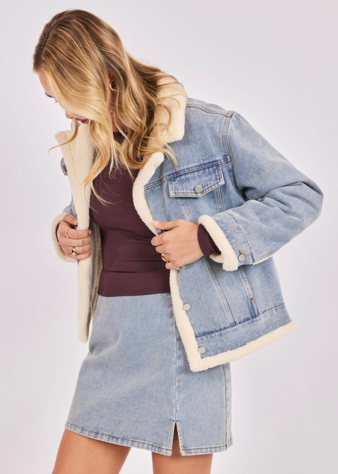 Sadie & Sage Metropolis Denim Jacket