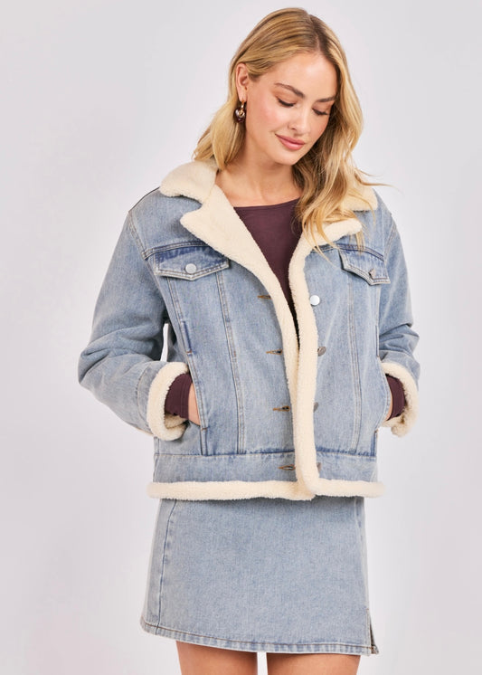 Sadie & Sage Metropolis Denim Jacket