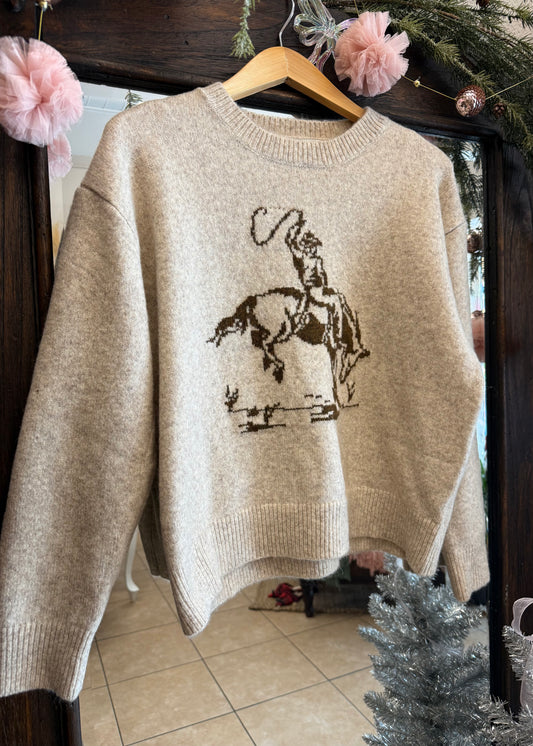 Pinch Bucking Horse Graphic Sweatshirt