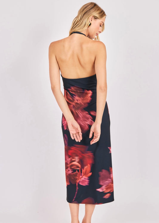 Sadie & Sage Opulent Shadow Midi Dress