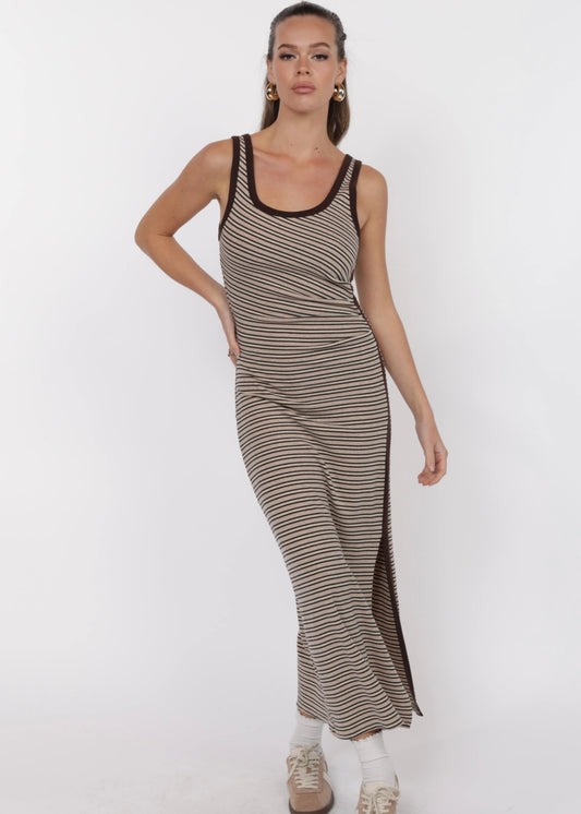 Sage the Label One & Only Striped Knit Dress