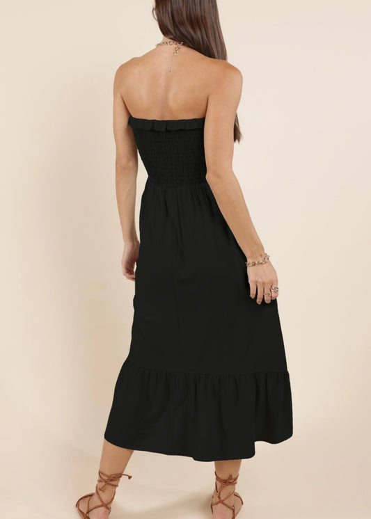 Sadie & Sage Sugarloaf Midi Dress - Blk