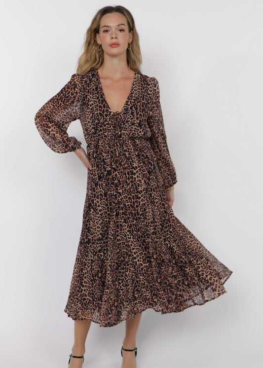 Sage the Label Wild Dreams Tie Front Godet Midi Dress