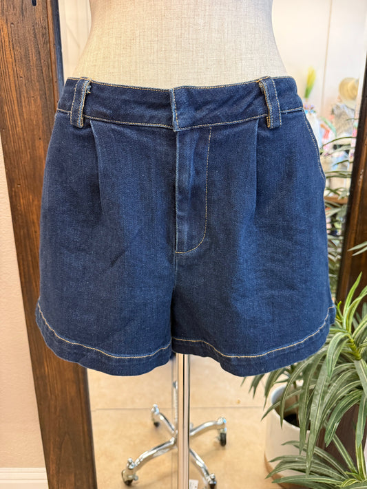 Needii Paperbag Denim Shorts