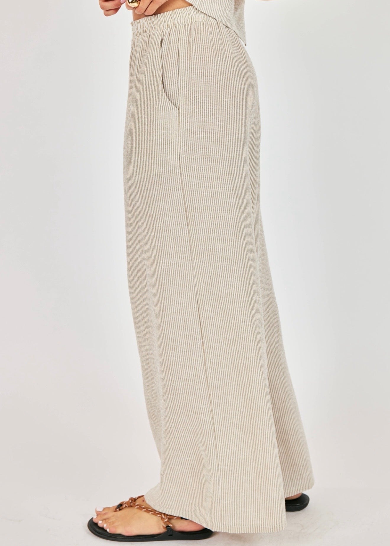 Sadie & Sage Garden Sun Pants - Taupe