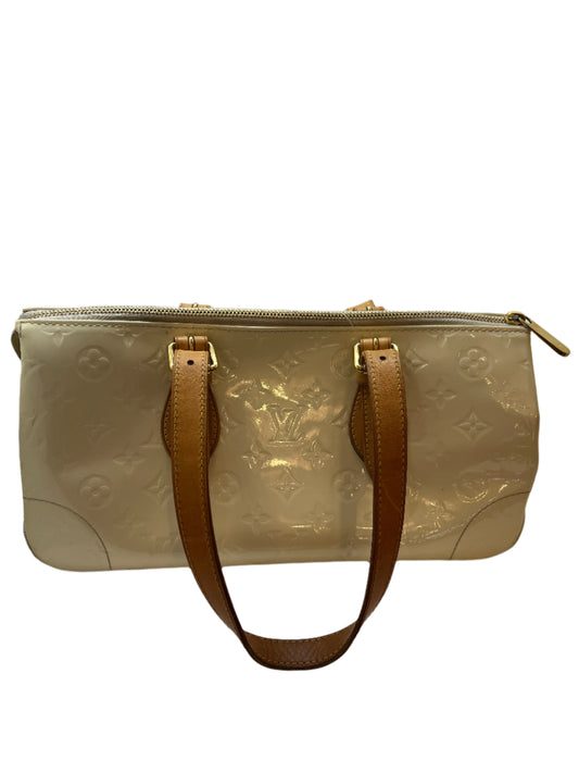 Louis Vuitton Monogram Vernis Rosewood Cream Handbag