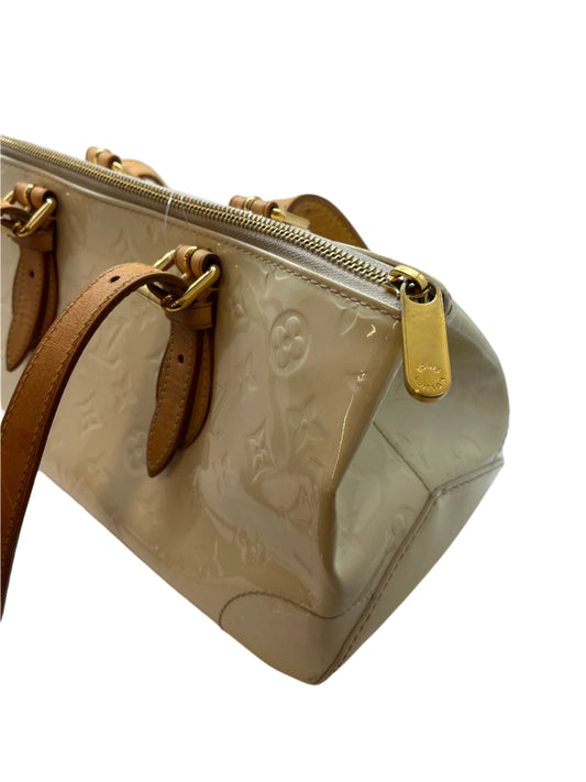 Louis Vuitton Monogram Vernis Rosewood Cream Handbag