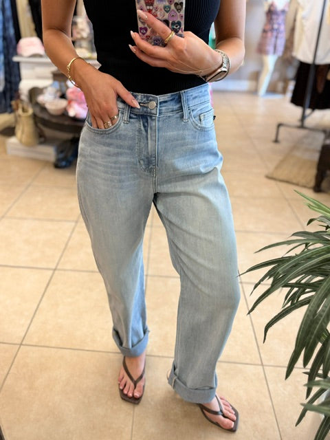 Judy Blue High Waist Marlow Arc Jean - Light Wash