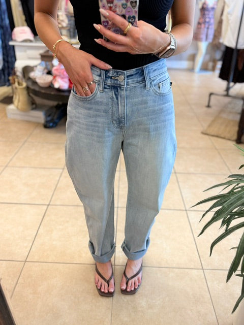 Judy Blue High Waist Marlow Arc Jean - Light Wash