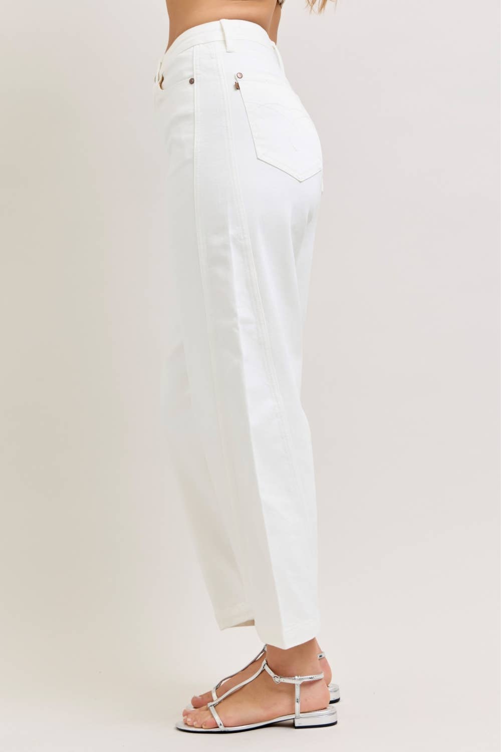 Judy Blue - HW Rigid Magic Panel Barrel: White
