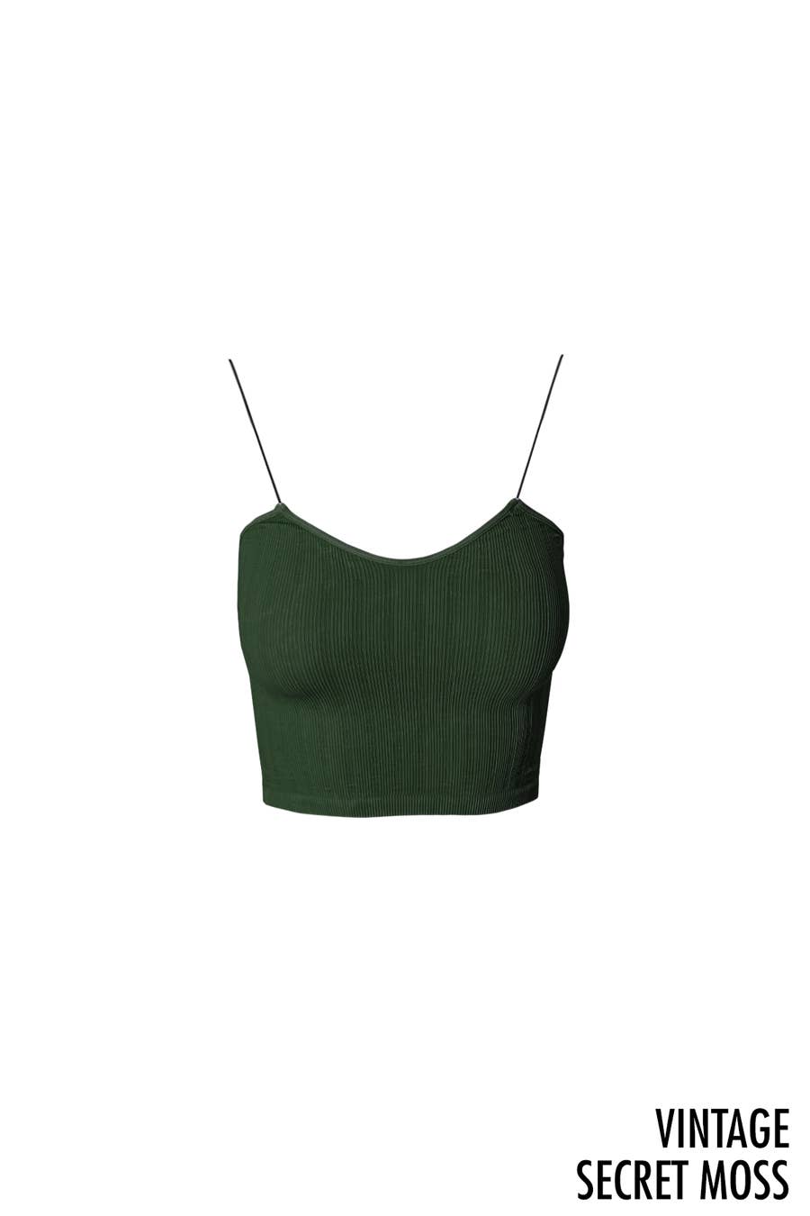 NIKIBIKI - Vintage Ribbed Crop Top