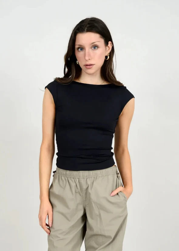 RD Style Brida Signature Low Back Neck Top