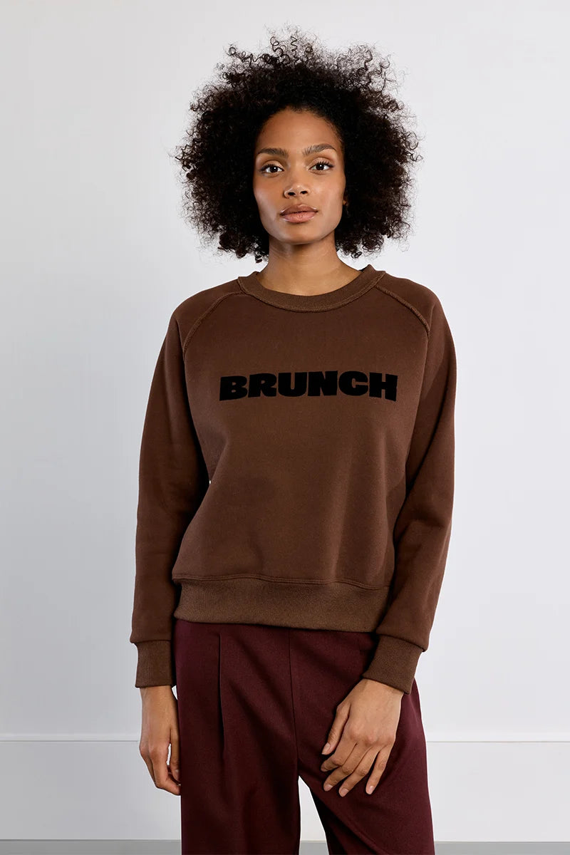 Molly Bracken Brunch Sweatshirt - Brown