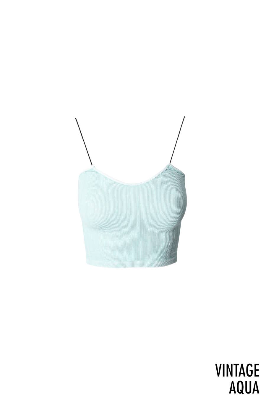 NIKIBIKI - Vintage Ribbed Crop Top