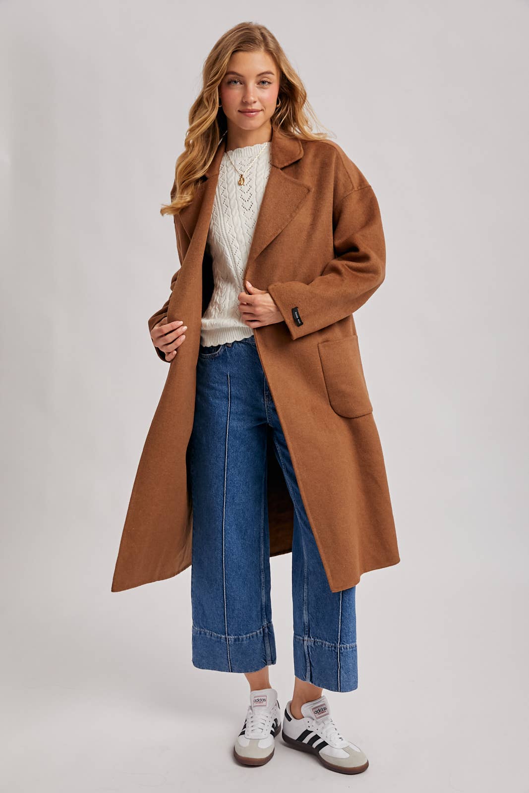 Bluivy - Handmade Belted Longline Coat