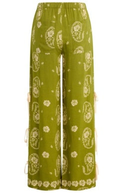 Bila 77 Cardin Pant - Calla Green