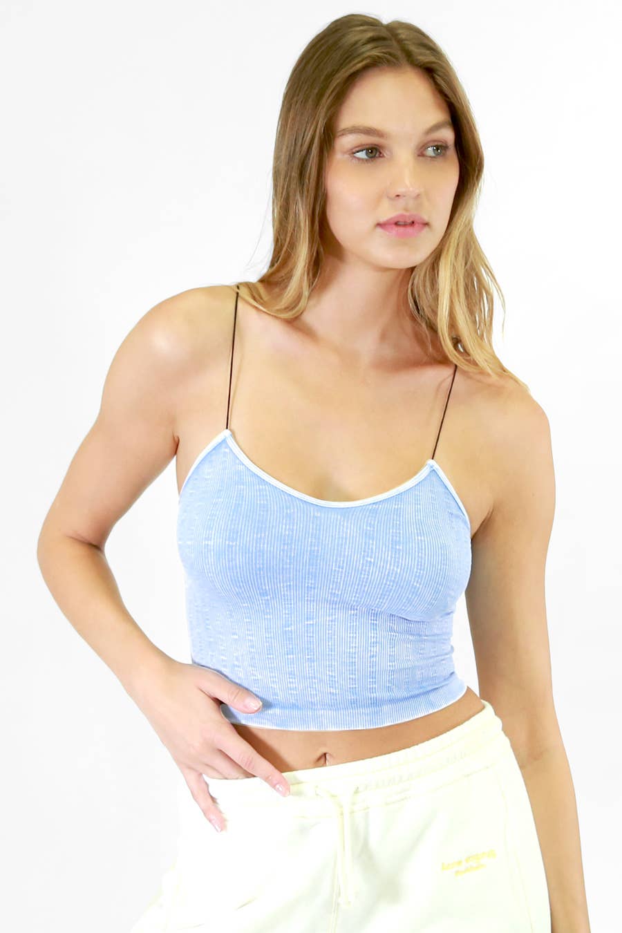 NIKIBIKI - Vintage Ribbed Crop Top