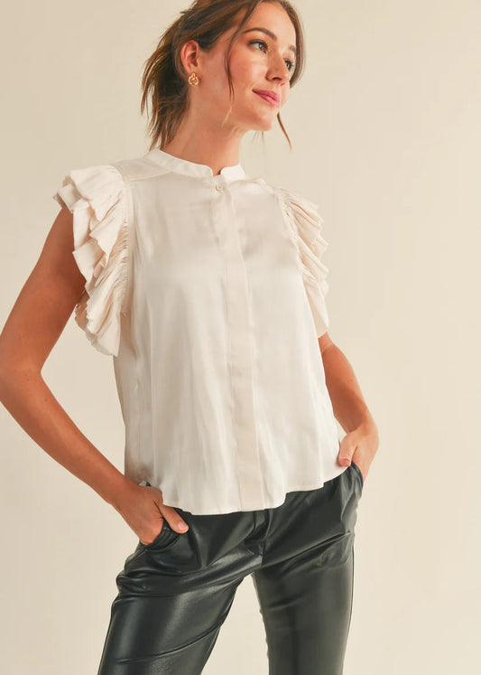 Reset By Jane Audrey Blouse - Champagne