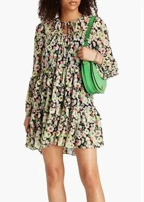 Cinq A Sept Prickly Pear Mini Dress