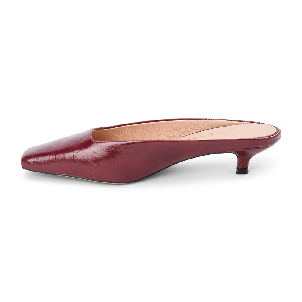 Matisse Classy Heeled Mule - Burgundy