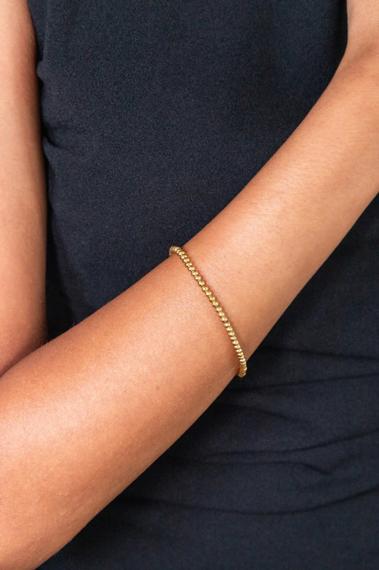 Marrin Costello Crown Beaded Bracelet - Gold