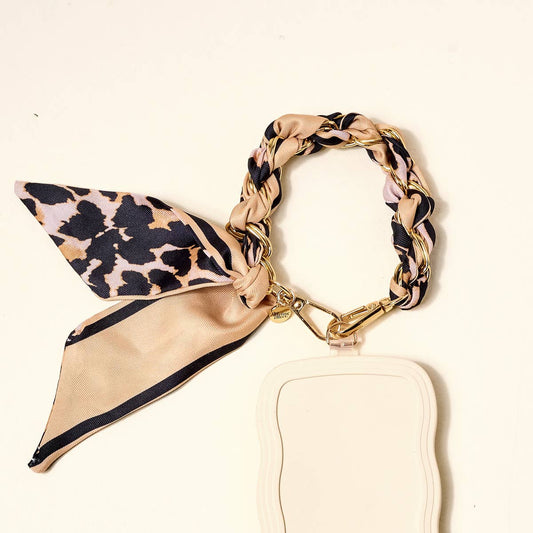 The Darling Effect - Call Me Later Phone Scarf–Cheetah