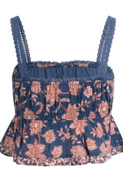Bila 77 Eldora Top - Blue Iris