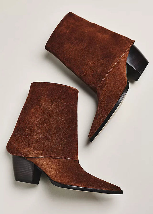 Matisse Ella Fold Over Boot – Coffee