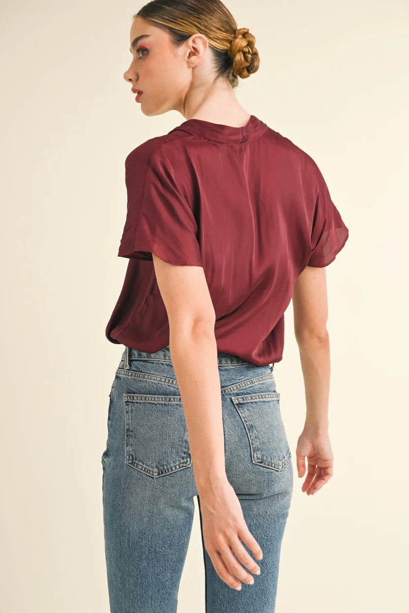 Reset By Jane Ezra Top - Wine