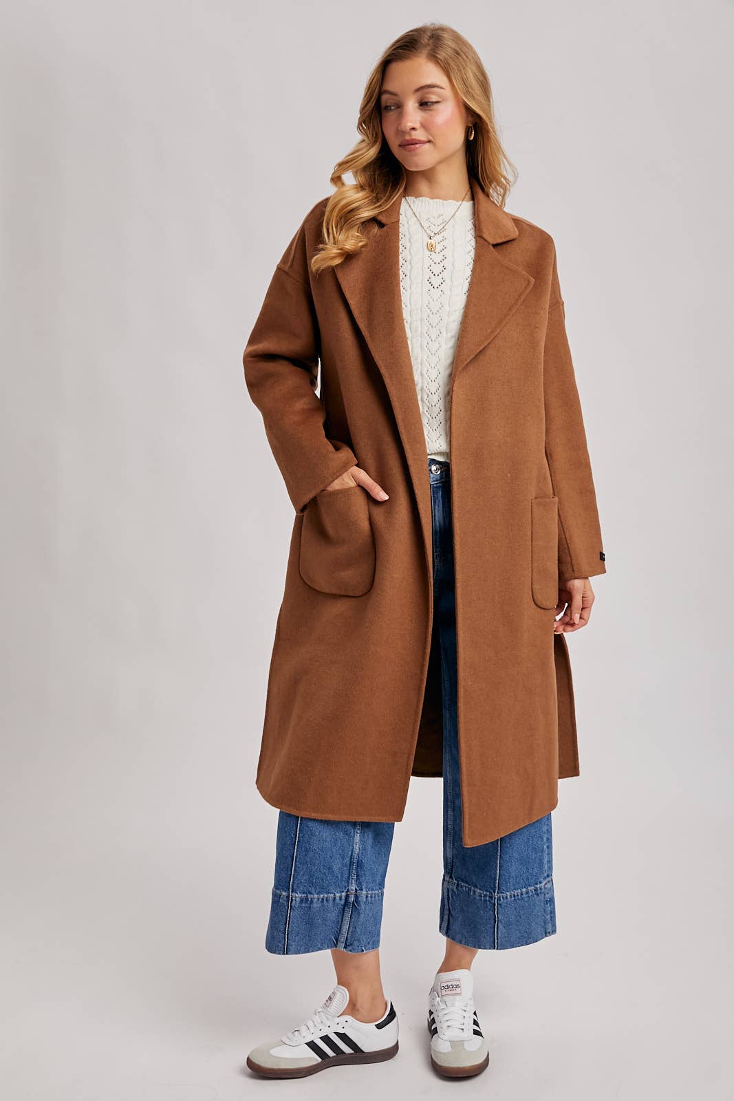 Bluivy - Handmade Belted Longline Coat