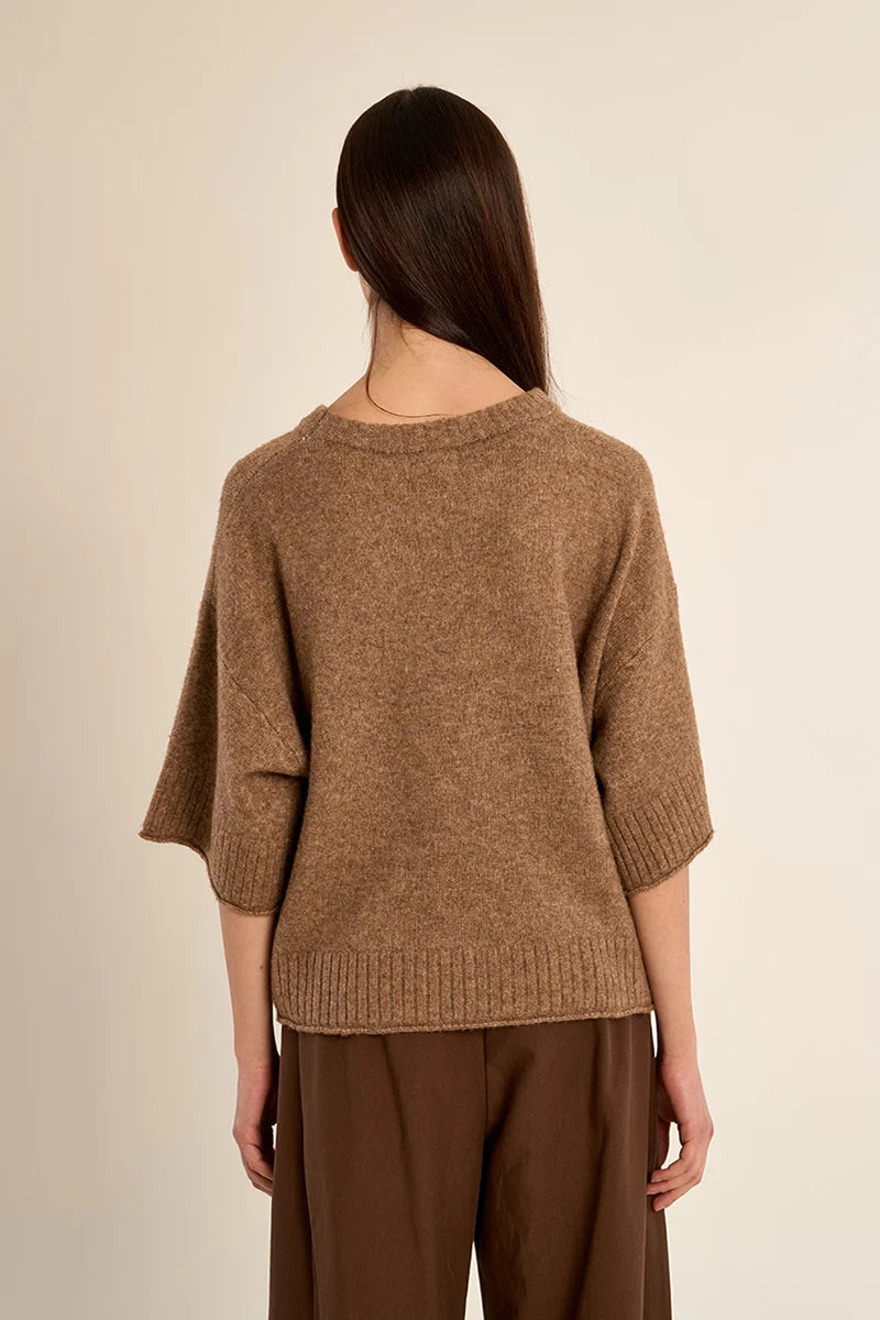 Molly Bracken Flared Knit Sweater