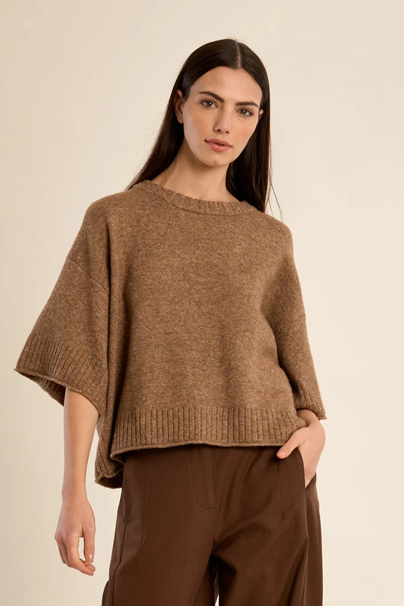Molly Bracken Flared Knit Sweater