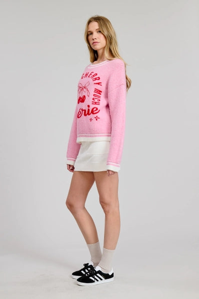 Flat White Love You Cherry Much Sweatshirt