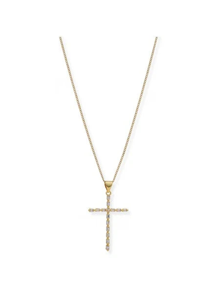 Bracha Gratitude Cross Necklace