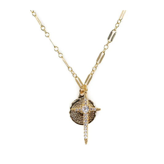 Bracha Hopeful Cross Necklace