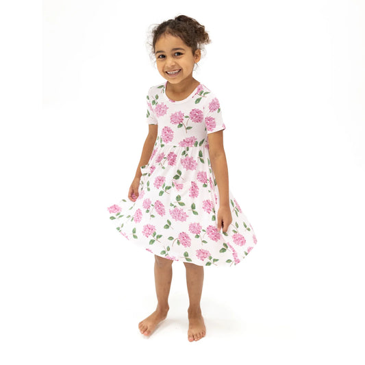 Angel Dear Hydrangeas Twirly Dress