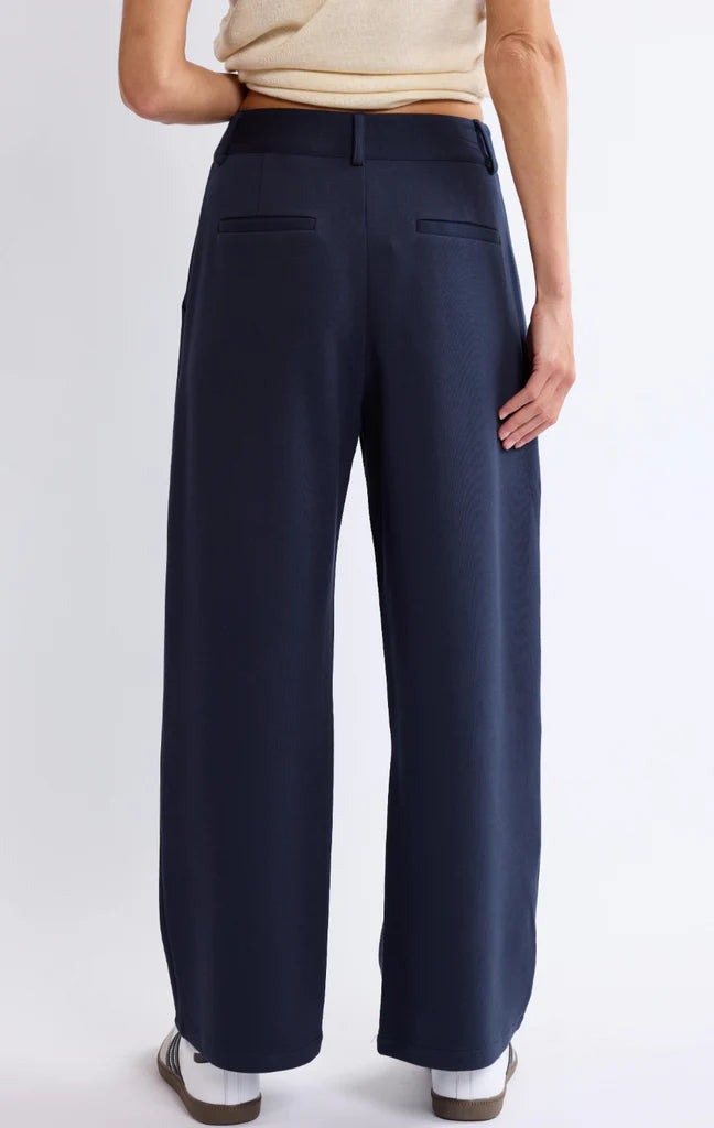 Sage the Label Innocence Pleated Pants - Navy