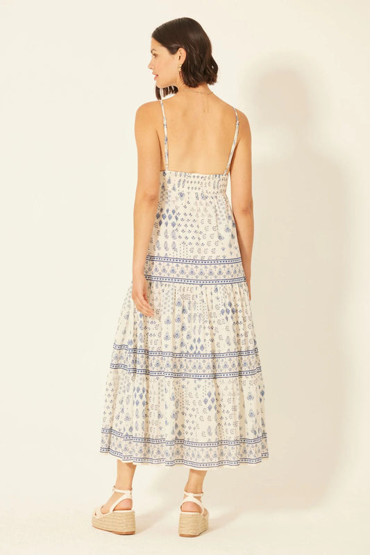 Bila 77 Jordan Dress - Pearl/Blue