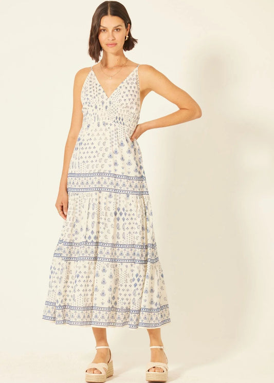 Bila 77 Jordan Dress - Pearl/Blue