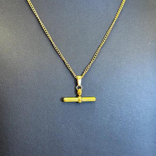 Mila & Stevie Kristy Simple Bar Necklace