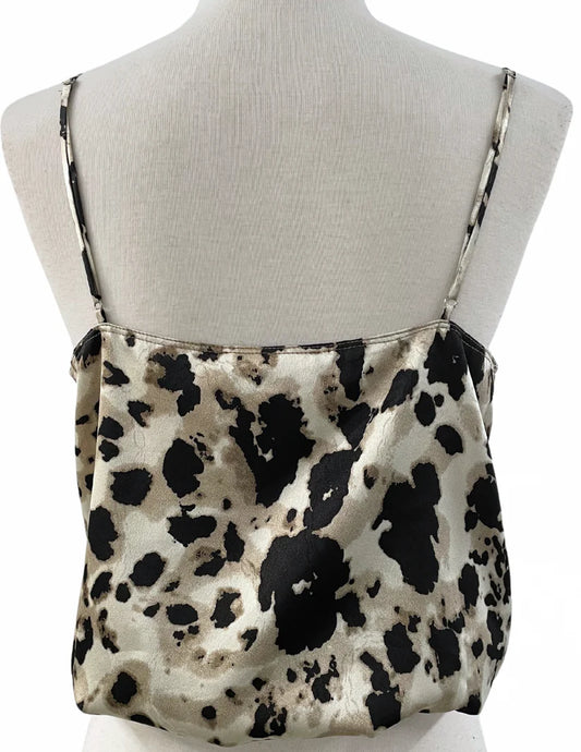 Reset By Jane Leana Satin Tank - Leopard