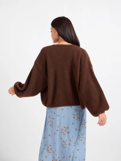 Sadie & Sage Marley Cardigan - Brown