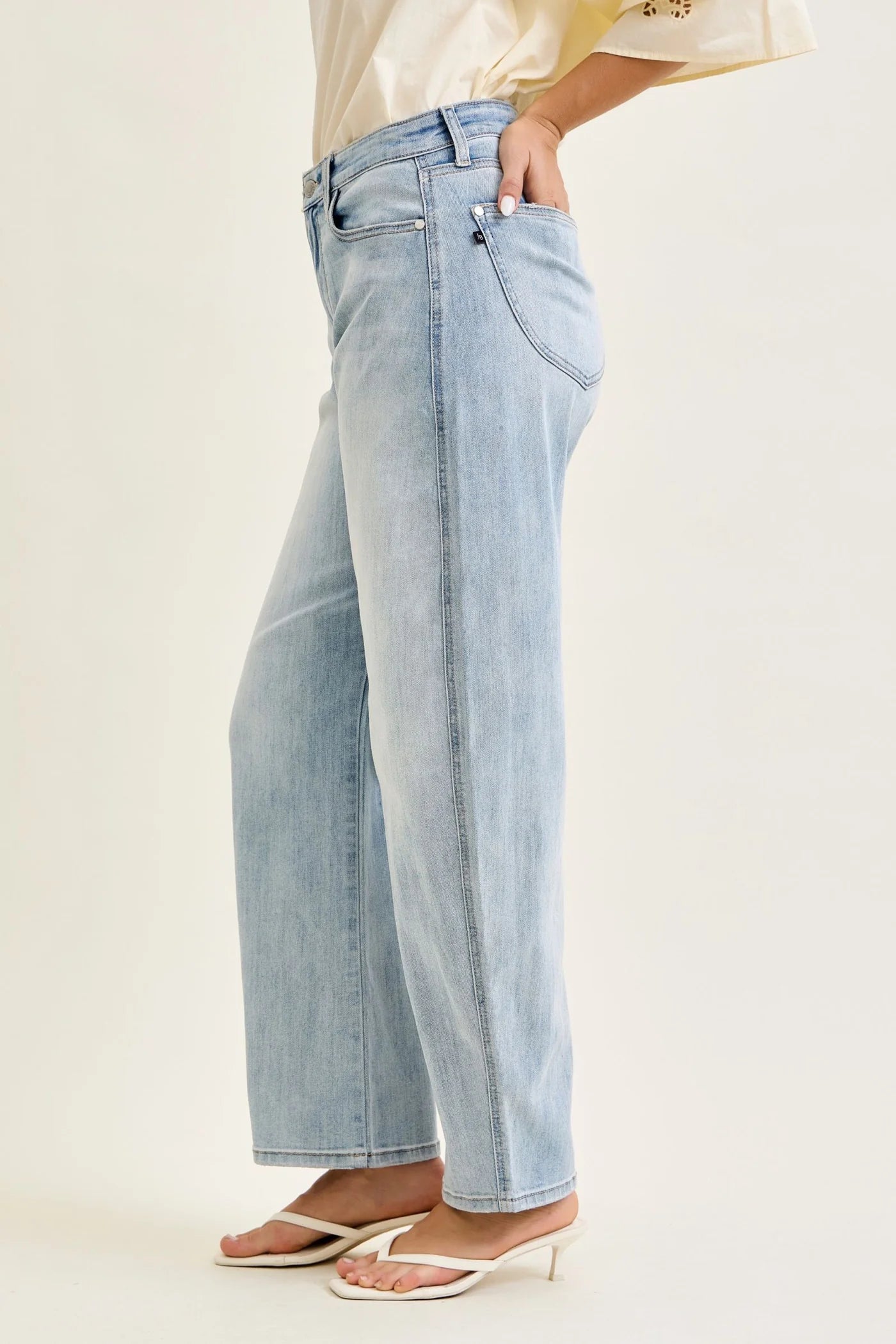 Judy Blue High Waist Marlow Arc Jean - Light Wash