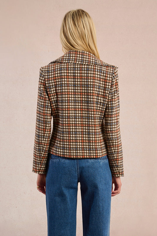 Molly Bracken Paris Doubled Breasted Coat - Brown
