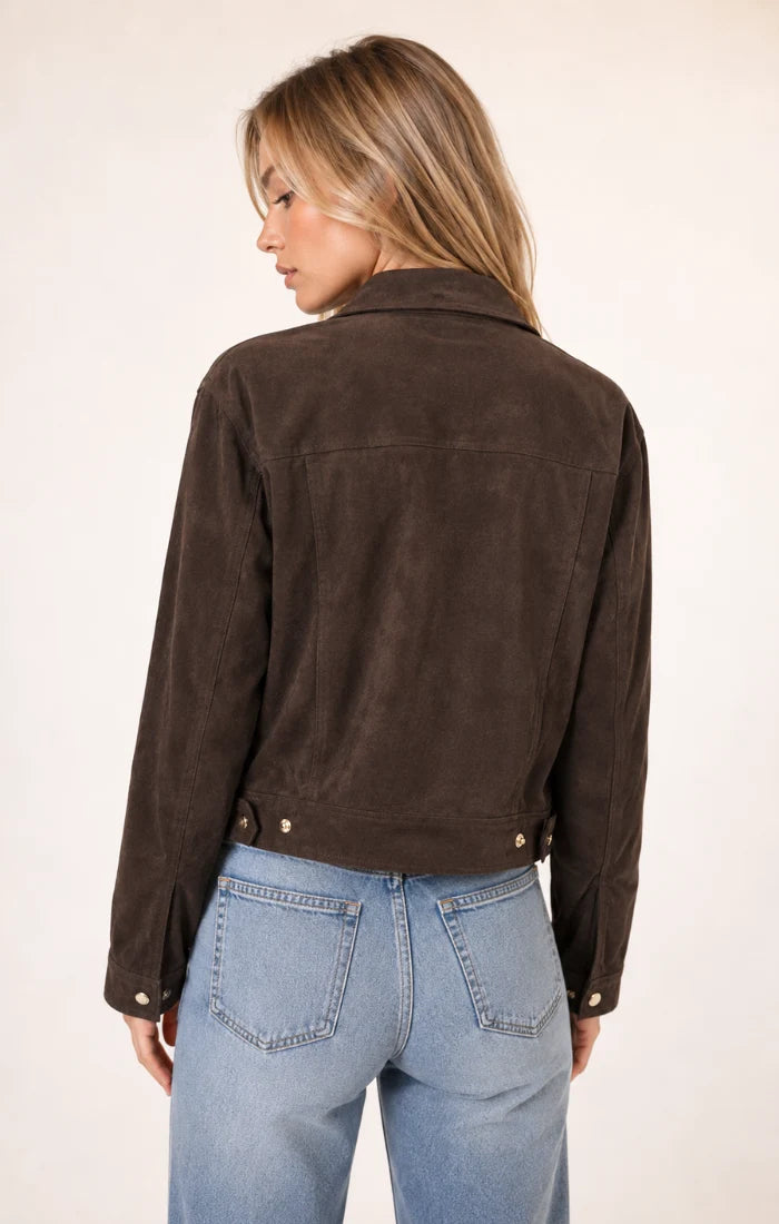 Reset By Jane Montana Jacket - Dark Brown