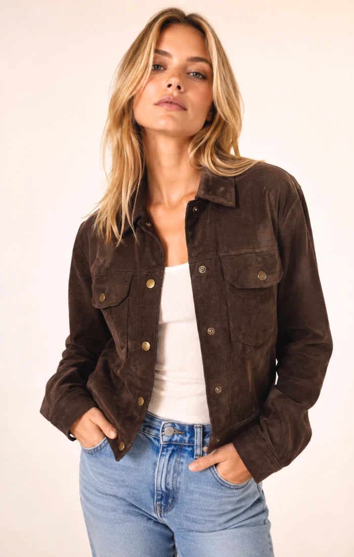 Reset By Jane Montana Jacket - Dark Brown