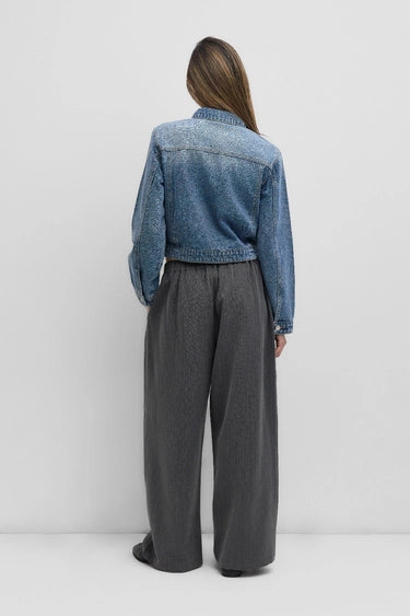 Mod Ref The Orly Jacket | Cropped Washed Denim Jacket