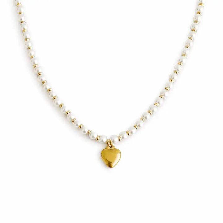 Ellison + Young Gold Heart Necklace